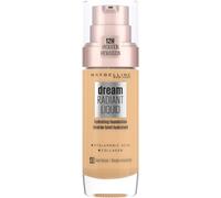 MAYBELLINE Foundation Dream Radiant Liquid Hydrating with Hyaluronic Acid/Collagen Lightweight Medium Coverage Up to 12 Hour Hydration 48 Sun Beige
