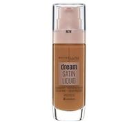Maybelline Foundation, Dream Satin Liquid Hydrating Foundation with Hyaluronic Acid and Collagen - Lightweight, Medium Coverage Up to 12 Hour Hydration - 62 Sandalwood