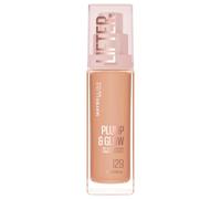 Maybelline Foundation Lifter Plump & Glow, SPF20, Buildable Coverage, 129 | With SPF20, All Day Wear, Buildable and Radiant Coverage, Brighter Skin Overtime, Plump & Glow Foundation