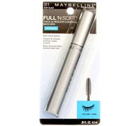 Maybelline Full 'N Soft Waterproof Mascara Very Black [311] 0.28 oz (Pack of 2)