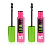 Maybelline Great Lash Waterproof Mascara Volumizing Lengthening and Lash-Doubling Formula for Thicker Lashes Very Black 2 Count