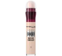 Maybelline Instant Anti-Age Eraser Eye Concealer for Face, Dark Circles, Blemish & Fine Lines Concealer, Full Coverage, Dermatologist Tested, Suitable for Sensitive Skin, Shade: 03 Fair