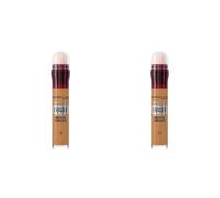 Maybelline Instant Anti Age Eraser Eye Concealer, Dark Circles And Blemish Concealer, Ultra Blendable Formula, 10 Caramel (Pack of 2)