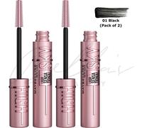 MAYBELLINE Lash Sensational Lengthening Sky High Mascara - 01 Black PACK OF 2