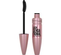 Maybelline Lash Sensational Washable Mascara, Lengthening and Volumising for a Full Fan Effect, Midnight Black, 1 Count