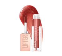 Maybelline Lifter Gloss Bronzed Lip Gloss, Lasting Hydration Formula With Hyaluronic Acid, Non Sticky, 016 Rust