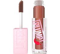 MAYBELLINE Lifter Gloss Lifter Plump Plumping Lip Gloss with Chili Pepper and 5% Maxi-Lip Cocoa Zing Sheer Cool Brown 1 Count