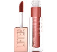 Maybelline Lifter Gloss Bronzed Lip Gloss, Lasting Hydration Formula With Hyaluronic Acid, Non Sticky, 016 Rust