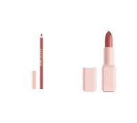 Maybelline Lifter Lip Liner, Shade: Big Lift + Maybelline Serum Lipstick, Shade: Maybe it's Soft, 106
