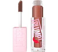 Maybelline Lifter Gloss Plumping Lip Gloss Lasting Hydration Formula With Hyaluronic Acid and Chilli Pepper (Various Shades) - Cocoa Zing