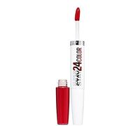 Maybelline Lipstick, SuperStay 24H Liquid Lipstick - Dual-Ended Long-Lasting Color & Moisturizing Lip Balm - Non-Drying, Transfer-Proof, Upto 24Hour Dual Ended Lipstick, Shade: 553 Steady Red-dy