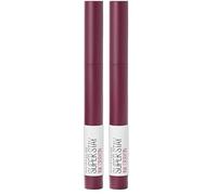 Maybelline Lipstick, Superstay Matte Ink Crayon Longlasting Dark Purple Lipstick with Precision Applicator 60 Accept A Dare (Pack of 2)