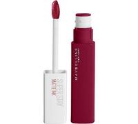 Maybelline Lipstick Superstay Velvety Matte Ink 115 Founder Dark Red