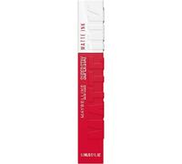 Maybelline Lipstick, Superstay Velvety Matte Ink Liquid Lipstick, Up to 16H Non Transferable, Vibrant Longlasting Finish, Non Drying, Red Orange Liquid Lipstick 325 Shot Caller