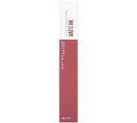 Maybelline Lipstick, Superstay Velvety Matte Ink Liquid Lipstick, Up to 16H Non Transferable, Vibrant Longlasting Finish, Non Drying, Shade: 175 Ringleader, 5ml