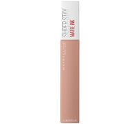Maybelline Lipstick, Superstay Velvety Matte Ink Liquid Lipstick, Up to 16H Non Transferable, Vibrant Longlasting Finish, Non Drying, Shade: 55 Driver, 5ml