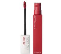 Maybelline Lipstick, Superstay Velvety Matte Ink Liquid Lipstick, Up to 16H Non Transferable, Vibrant Longlasting Finish, Non Drying, Shade 20 Pioneer, 5ml