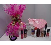 Maybelline, L'Oreal, NYC Make Up Bundle Gift Set, Gift Hamper Free Crystal Pendant