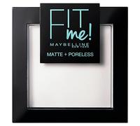 Maybelline Matte Setting Powder, Fit Me! Matte & Poreless Translucent Setting Powder, Oil Control, Blends Smoothly & Evenly, Natural Finish, Long Wearing, Pore Minimizing, 090 Translucent