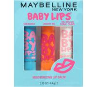 Maybelline New York Baby Lips Moisturizing Lip Balm 3-pack Lip Care Essentials 3 Shades