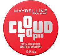 Maybelline New York Blush and Lip, Cloudtopia Blush Cheek & Lip Mousse, For Up to 14 Hour Ch olour, Resists Sweat, Transfer and Creasing, Shade 3 Divine Crimson