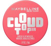 Maybelline New York Blush and Lip, Cloudtopia Blush Cheek & Lip Mousse, For Up to 14 Hour Cheek Colour, Resists Sweat, Transfer and Creasing, Shade 7 Moonlit Rose