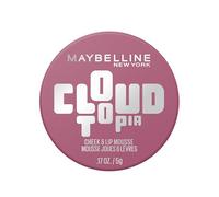 Maybelline New York Blush and Lip, Cloudtopia Blush Cheek & Lip Mousse, For Up to 14 Hour Ch olour, Resists Sweat, Transfer and Creasing, Shade 1 Twighlight Berry