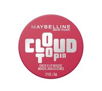 Maybelline New York Blush and Lip, Cloudtopia Blush Cheek & Lip Mousse, For Up to 14 Hour Cheek Colour, Resists Sweat, Transfer and Creasing, Shade 2 Ethereal Rouge