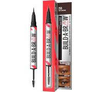 Maybelline New York, Build A Brow: 2 in 1 Brow Pen + Sealing Gel, Real-looking, Fuller Brows, Waterproof, Sweat- & Smudge-resistant, 24H Wear, Vegan Formula, Shade 259: Ash Brown