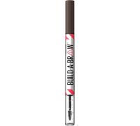 Maybelline New York, Build A Brow: 2 in 1 Brow Pen + Sealing Gel, Real-looking, Fuller Brows, Waterproof, Sweat- & Smudge-resistant, 24H Wear, Vegan Formula, Shade 260: Deep Brown