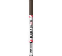 Maybelline New York, Build A Brow: 2 in 1 Brow Pen + Sealing Gel, Real-looking, Fuller Brows, Waterproof, Sweat- & Smudge-resistant, 24H Wear, Vegan Formula, Shade 262: Black Brown