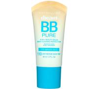 Maybelline New York Dream Pure BB Cream 8-in-1 Skin Clearing Perfector, Light/Medium 1 oz (Pack of 2)