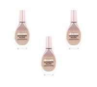 Maybelline New York Dream Wonder Nude Liquid Foundation - 21 Nude, Pack of 3 (3 x 20ml)