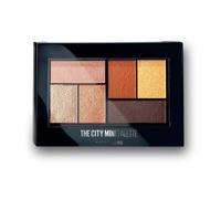Maybelline New York Eyeshadow Palette, 6 Highly Blendable Shades, Sheer Finish, City Mini Palette, Brooklyn Orange, 6.4G
