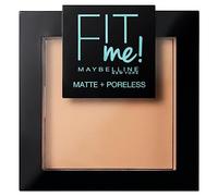 Maybelline New York FIT ME Matte Poreless Powder, Lightweight, 16hr Long Wearing, Skin Tone Matching, Absorbs Oil, Shade: 220 Natural Beige