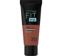 Maybelline New York Fluid Foundation Fit Me Matte & Poreless for Normal to Oily Skin 355 Pecan Nuts 30 ml