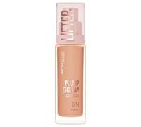 Maybelline New York Foundation, Lifter Plump & Glow Foundation, All Day Wear, Buildable and Radiant Coverage, Plump and Brighter Skin Overtime, Shade: 129