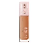 Maybelline New York Foundation with SPF20, Lifter Plump & Glow Foundation, All Day Wear, Buildable and Radiant Coverage, Plump and Brighter Skin Overtime, Shade: 336