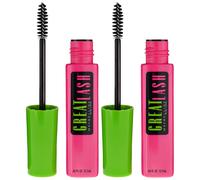 Maybelline New York Great Lash Washable Mascara Makeup Brownish Black 2 Count