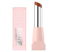Maybelline New York Lifter Glaze High Shine Lip Oil Balm, Sheer Pink Plumping Gloss with Hyaluronic Acid, Non-Sticky 24HR Hydrating Lip Treatment, Shade: Latte Crush