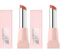Maybelline New York Lifter Glaze Lip Oil Balm, Up to 24HR Hydration, Plumping for Fuller Lips, Hyaluronic Acid & Acerola Cherry Extract for Ultra-Comfortable Shine, Shade: Caramel Glow (Pack of 2)