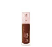 Maybelline New York Foundation, Lifter Plump & Glow Foundation, All Day Wear, Buildable and Radiant Coverage, Plump and Brighter Skin Overtime, Shade: 385