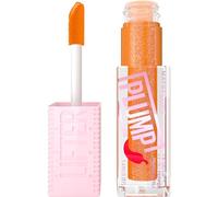 Maybelline New York, Lifter Plump Lip Gloss, Lasting Plump, Heated Formula with Hyaluronic Acid and Chilli Pepper, XL Wand, Vegan Formula, Shade: 008 Hot Honey
