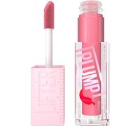 Maybelline New York, Lifter Plump Lip Gloss, Lasting Plump, Heated Formula with Hyaluronic Acid and Chilli Pepper, XL Wand, Vegan Formula, Shade: 001 Blush Blaze