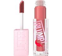 Maybelline New York, Lifter Plump Lip Gloss, Lasting Plump, Heated Formula with Hyaluronic Acid and Chilli Pepper, XL Wand, Vegan Formula, Shade: 005 Peach Fever