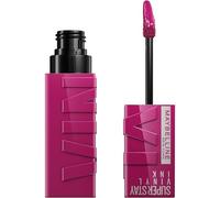 Maybelline New York Lip Colour, Smudge-free, Long Lasting up to 16h, Liquid Lipstick, Shine Finish, SuperStay Vinyl Ink, Unafraid