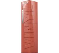 Maybelline New York Lip Colour, Smudge-free, Long Lasting up to 16h, Liquid Lipstick, Shine Finish, SuperStay Vinyl Ink, 105 Golden