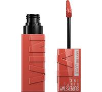 Maybelline New York Lip Colour, Smudge-free, Long Lasting up to 16h, Liquid Lipstick, Shine Finish, SuperStay Vinyl Ink, 125 Keen
