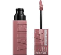 Maybelline New York Lip Colour, Smudge-free, Long Lasting up to 16h, Liquid Lipstick, Shine Finish, SuperStay Vinyl Ink, 110 Awestruck