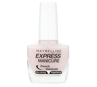 Maybelline New York Make-up Nailpolisch Express Natural French Manicure Nail Polish French Manicure Pink Nail Hardener for strengthened Nails Look, 1 x 10 ml